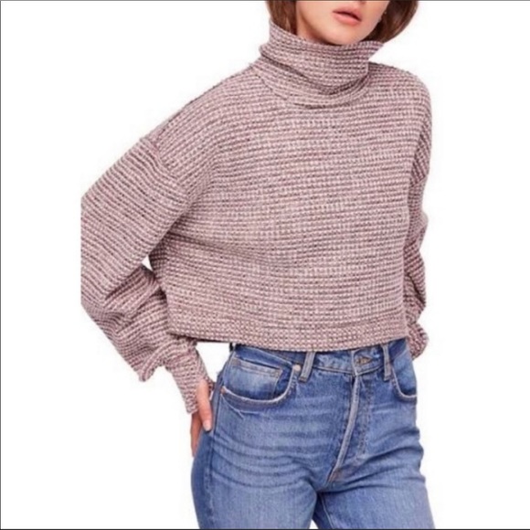 Free People Turtleneck Waffle Knit✨ - Picture 12 of 13